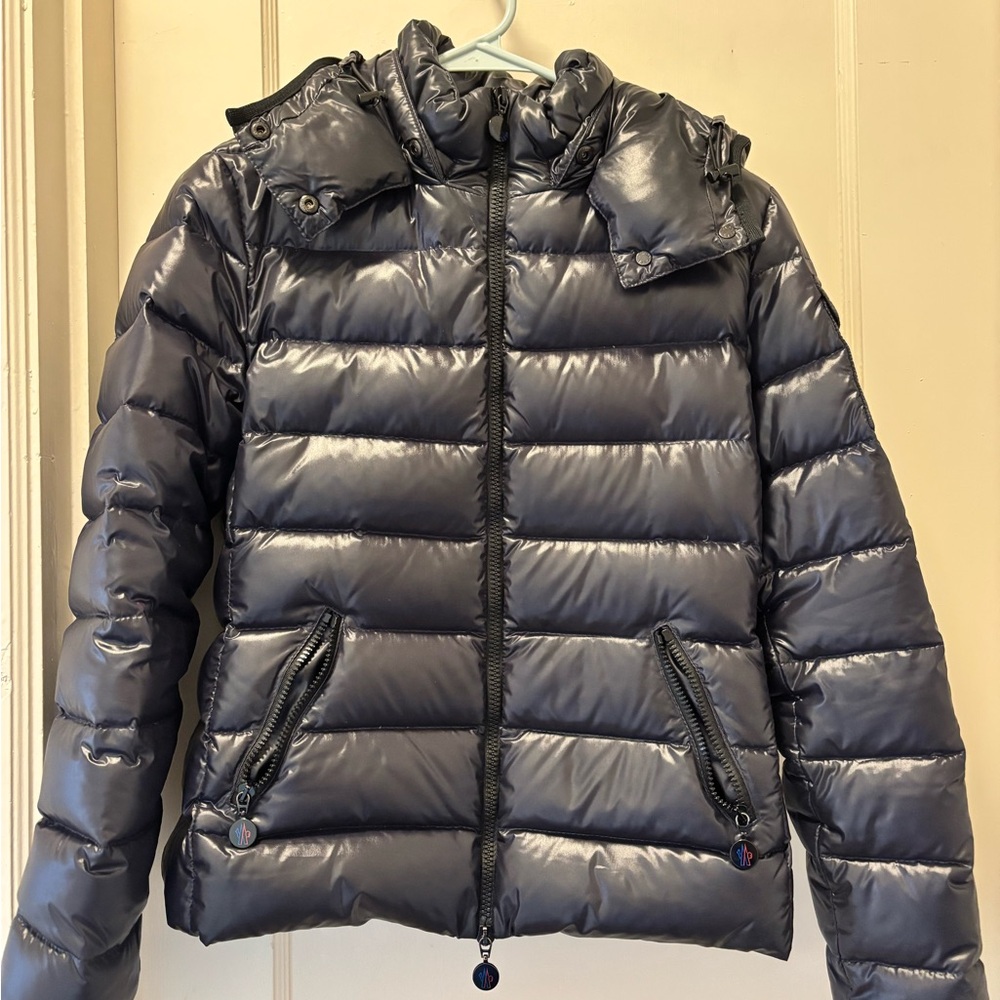 Moncler Shiny Black Puffer Jacket